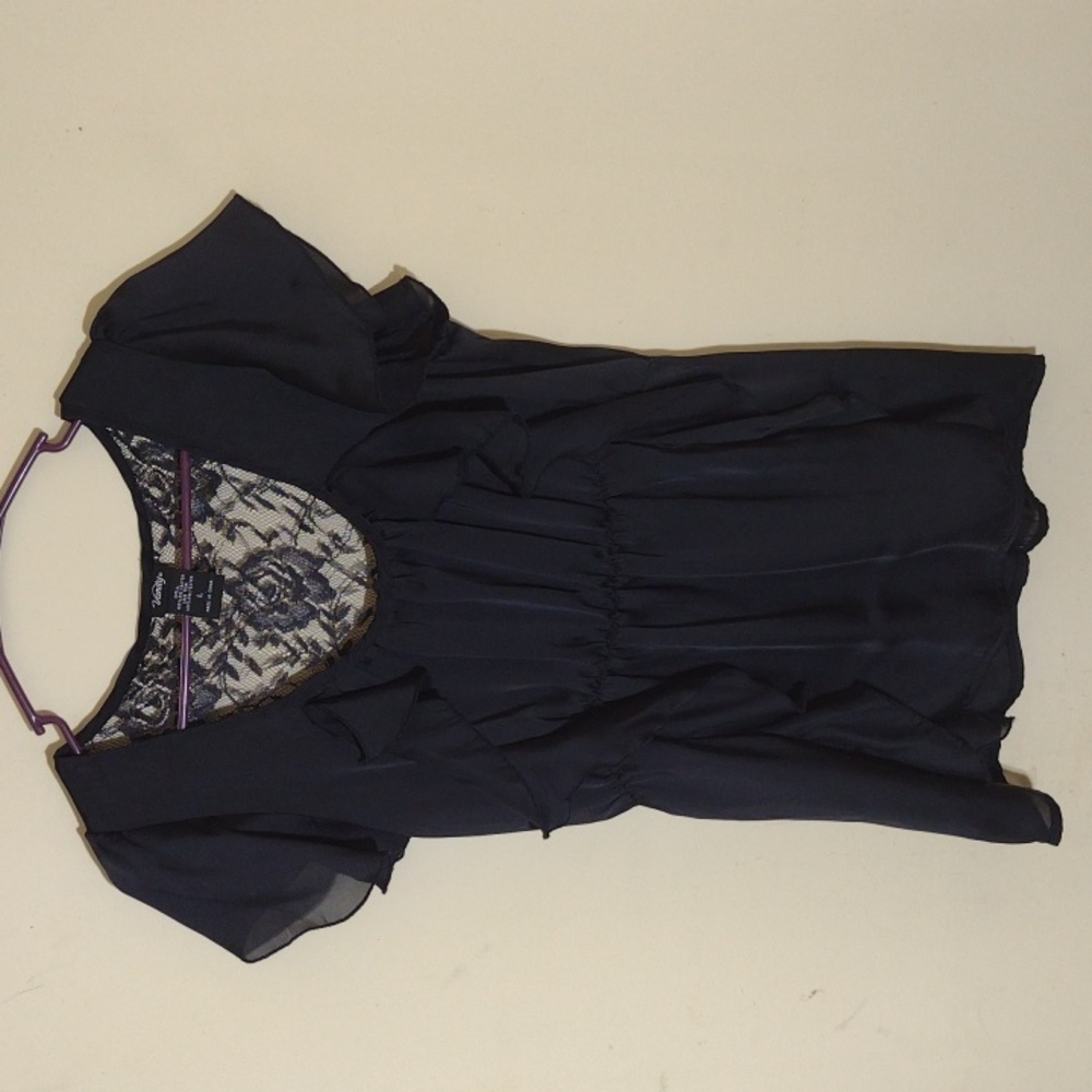 Adorable, Sheer, Butterfly Sleeve Top